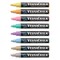 VersaChalk Wet Erase Liquid Chalk Markers - Pastel Colors, 5 mm, Set of 8, Bold Tip